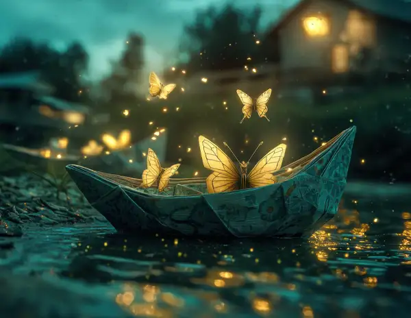 butterfly boat